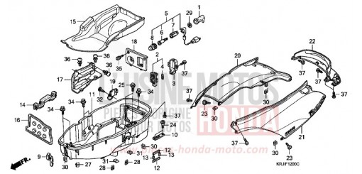 HOUSSE DE CARROSSERIE/COMPARTIMENT A BAGAGES (FES1253-5) (FES1503-5) FES1503 de 2003